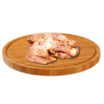 Marinated chicken leg quarters