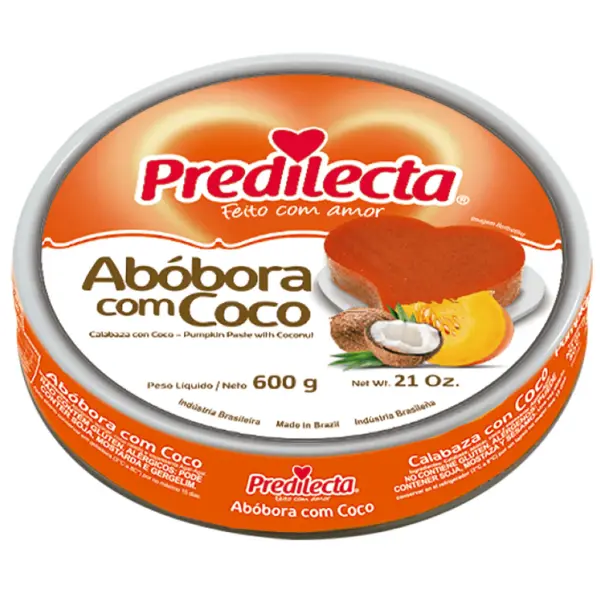 Predilecta Abobora C/Coco 600g