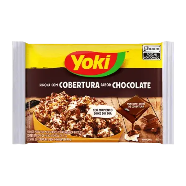 Microwave Popcorn with Chocolate Coating