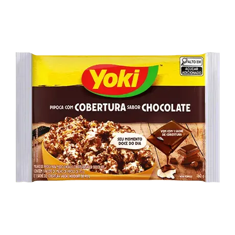 Microwave Popcorn with Chocolate Coating